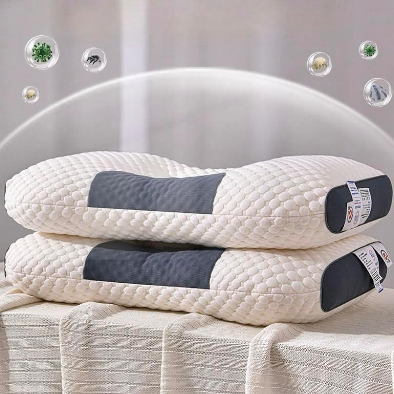 Sherum™ Antibacterial Neck Support Sleep-Aid Massage Pillow