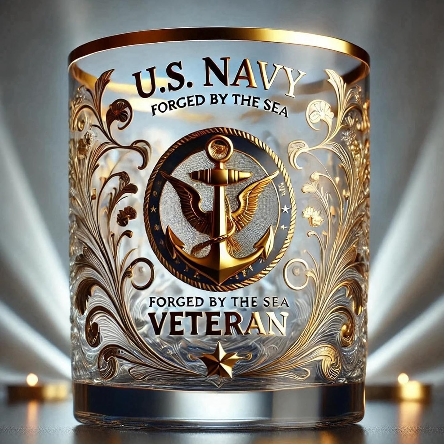 Sherum Veteran Tribute Glass